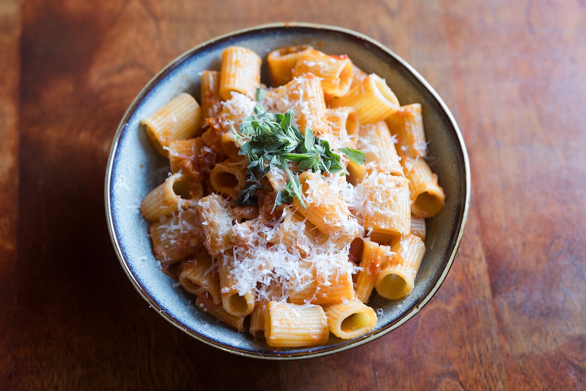 Spicy rigatoni